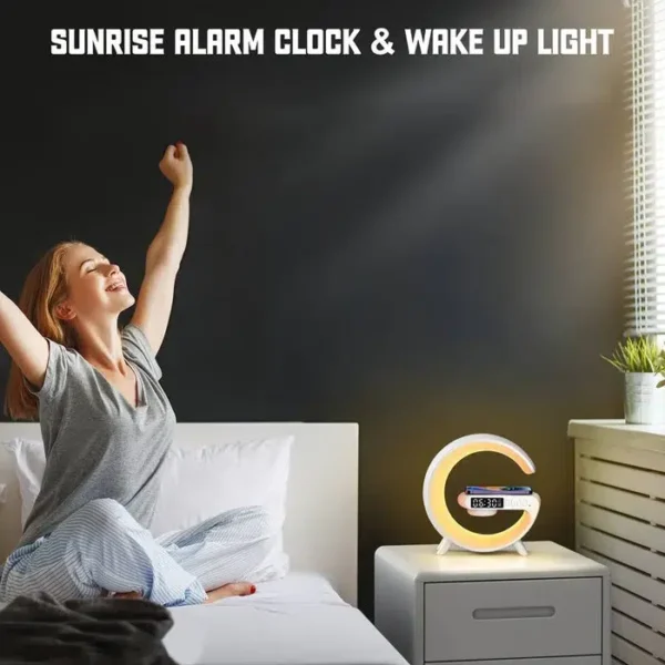 G Multifunctional Lamp With Sunrise Wake-up & Alarm Clock