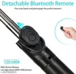 R1 Selfie Stick Extendable TRIPOD Stand With LED Selfie Light