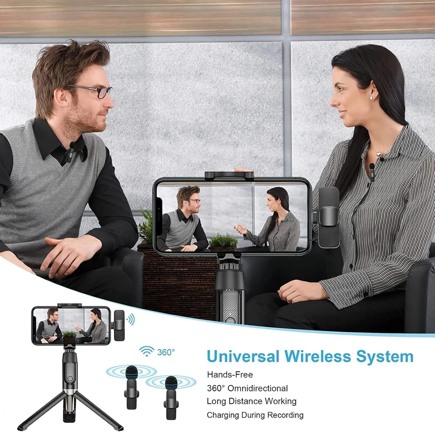 K9 Dual Wireless Microphone In Pakistan