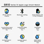 SR 10 Apple Logo Smart Watch