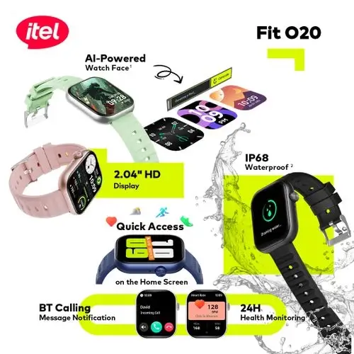Itel Fit O20 Smart Watch Itel Fit O20 Smart Watch