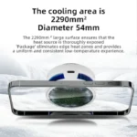 Magnetic And Clip-On Piva X30 Smartphone Cooler With Large Cooling Surface Area
