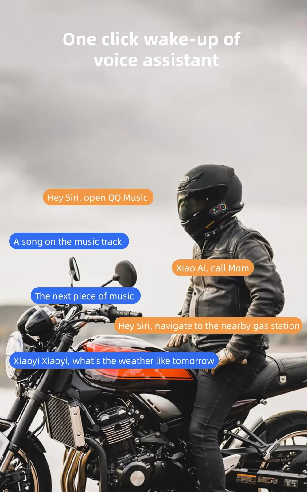K06A Ipx8 Waterproof Bluetooth Helmet Headset