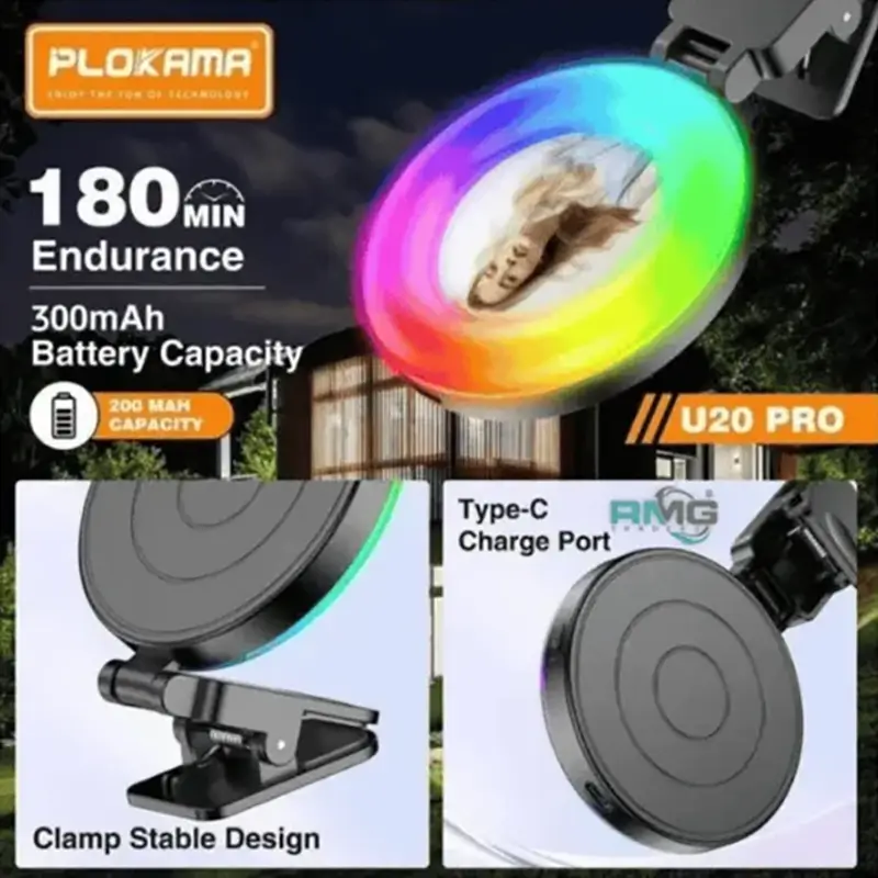 Plokama U20 Pro Rgb Selfie Light Plokama U20 Pro Rgb Selfie Light