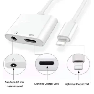 Lightning To Lightning 3.5Mm Connector Jh-026L